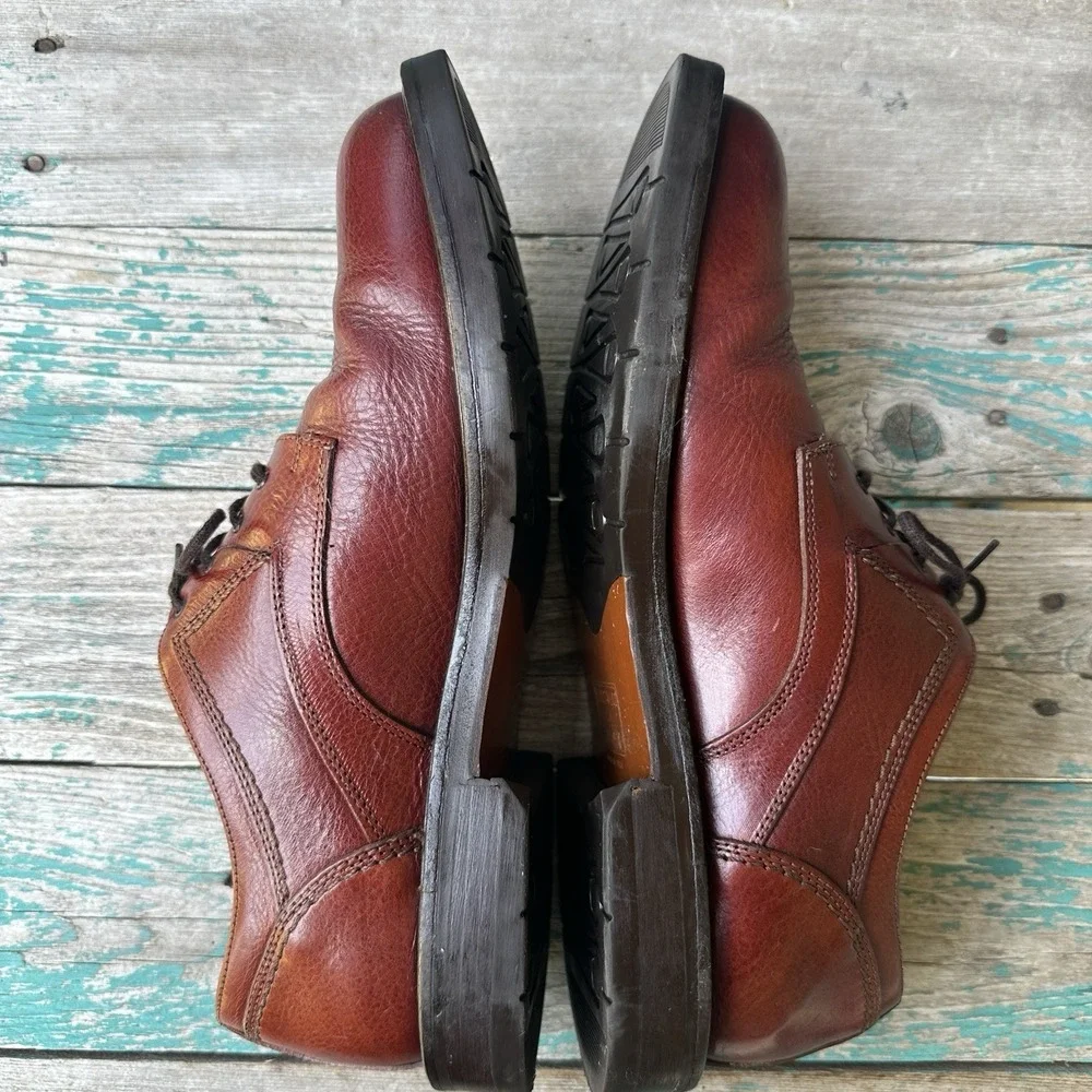 Johnston Murphy Passport Leather Shoes Men's Size 10M Brown Leather Dress Office